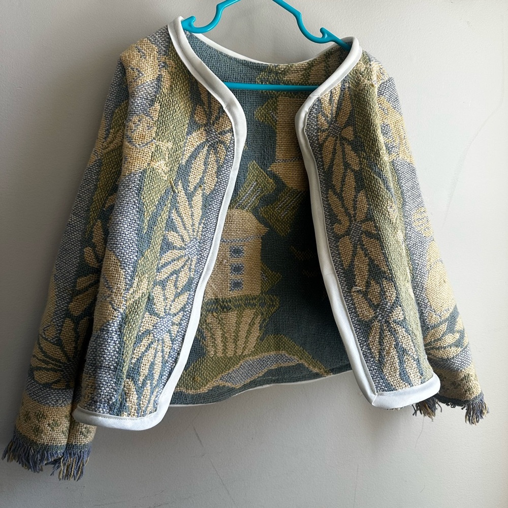 Handmade Toddler Blanket Jacket
